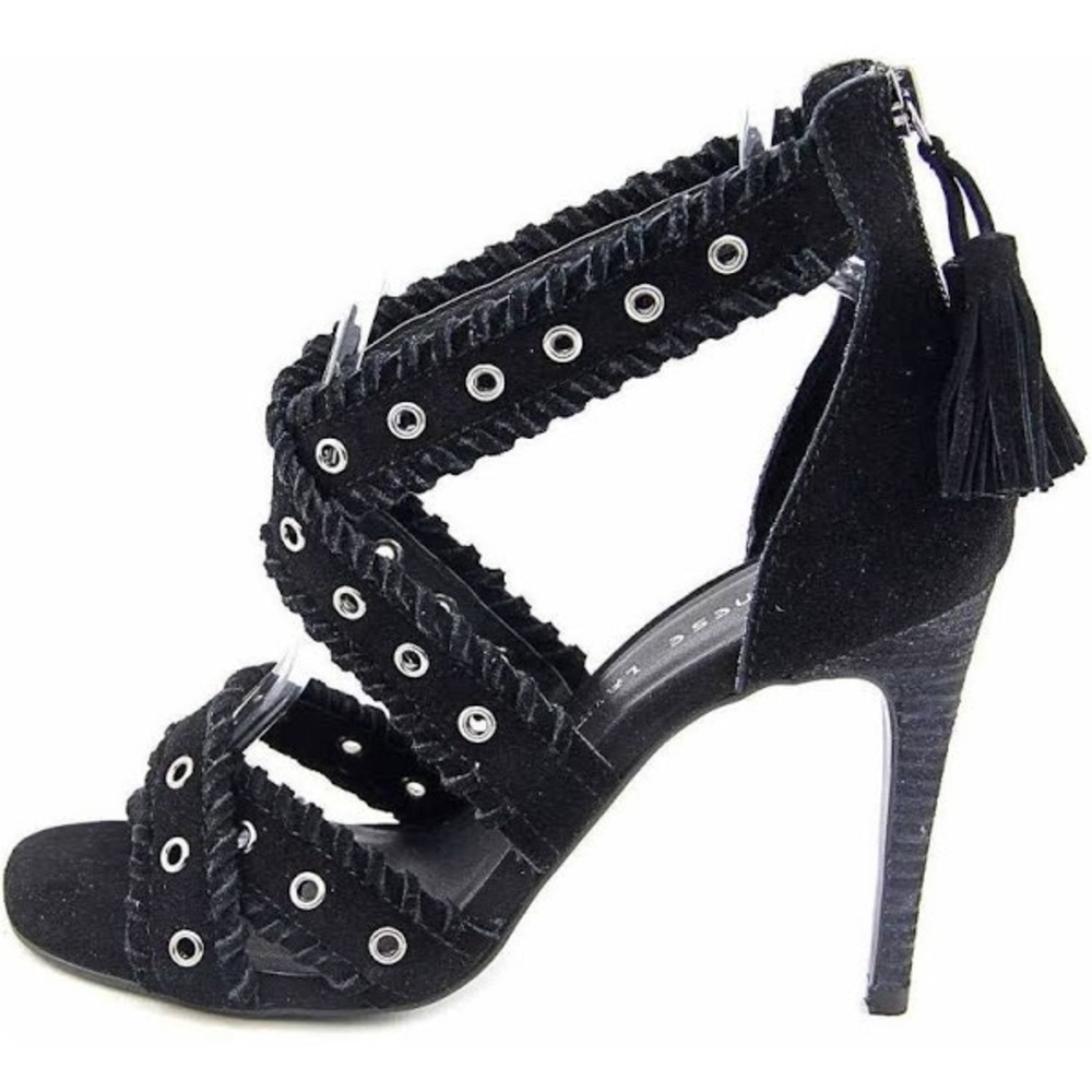 NWOT SUEDE STRAPPY HEELS